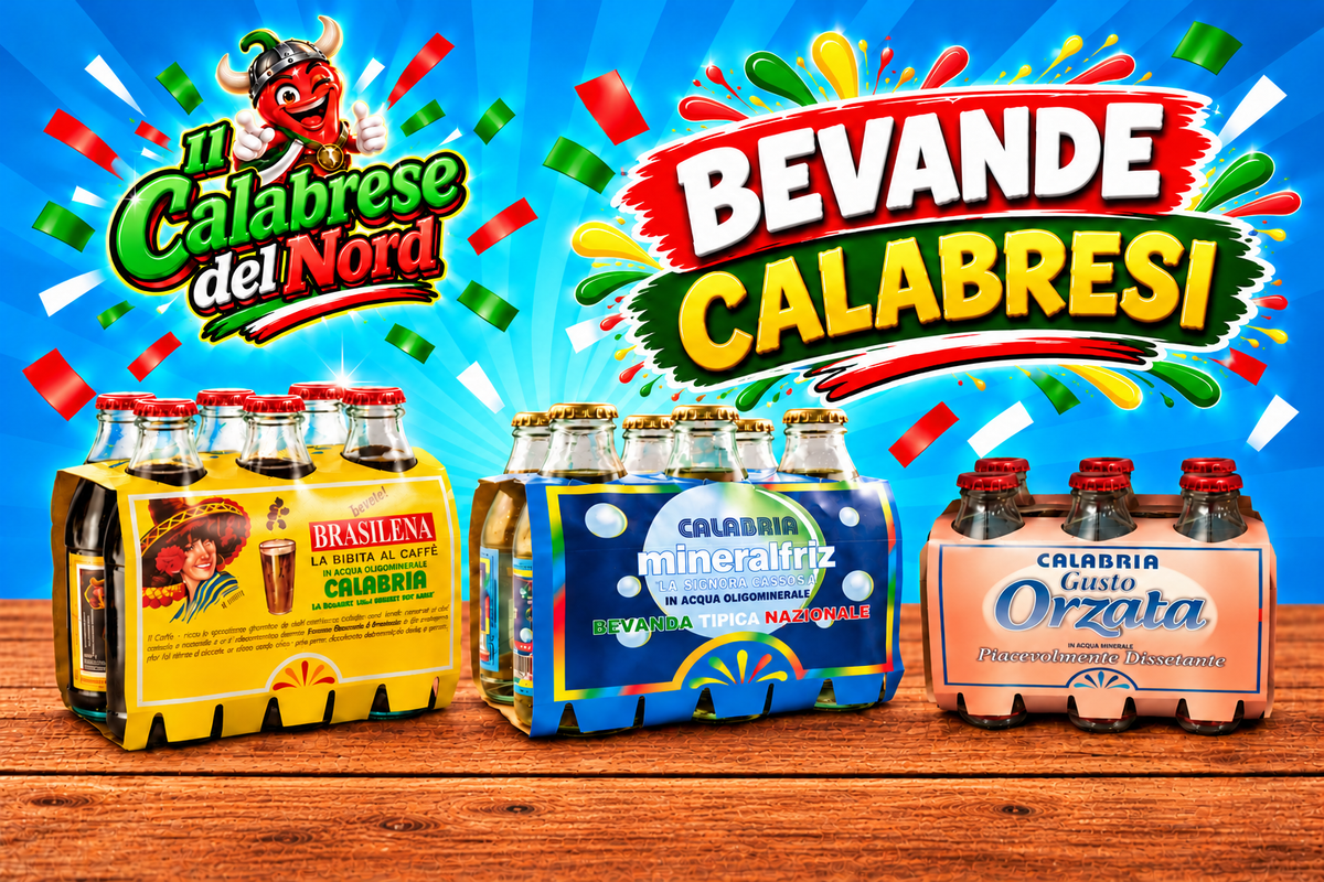 Bevande calabresi — sfondo blu