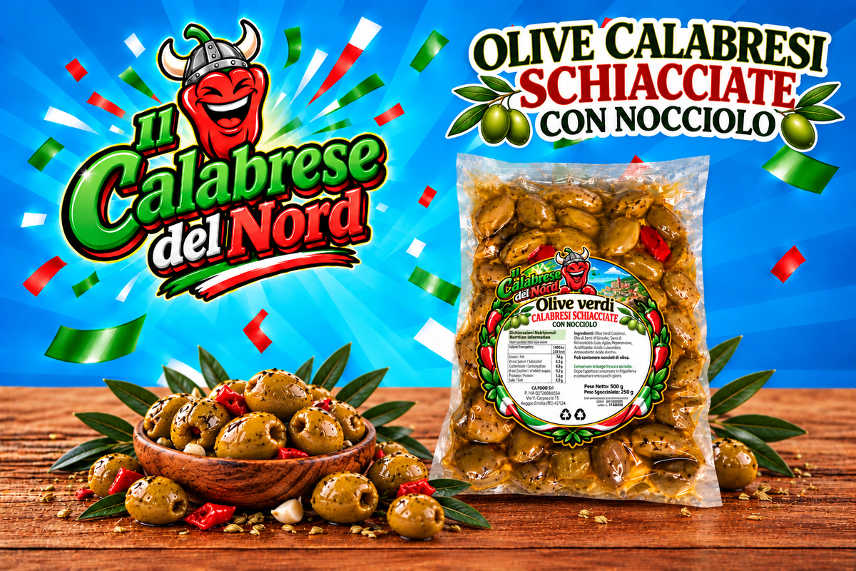 (RETAILERS) Calabrian olives pack of 700 GR. "IL CALABRESE DEL NORD"