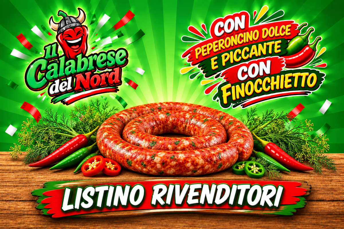 Saucisse fraîche calabraise 11 € le kg.