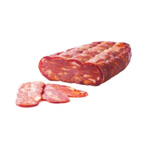 La schiacciatina calabrese, è uno dei salumi tipici della Calabria. Viene prodotta dalla carne di suini allevati in Calabria. Si utilizza la parte più magra e si aggiunge grasso e peperoncino per renderla piccante. Il nome deriva dalla sua forma appiattita. Ingredienti: Carne di suino, sale, aromi e spezie, destrosio, saccarosi nitrito di sodio, potassio nitrato, ascorbato di sodio.