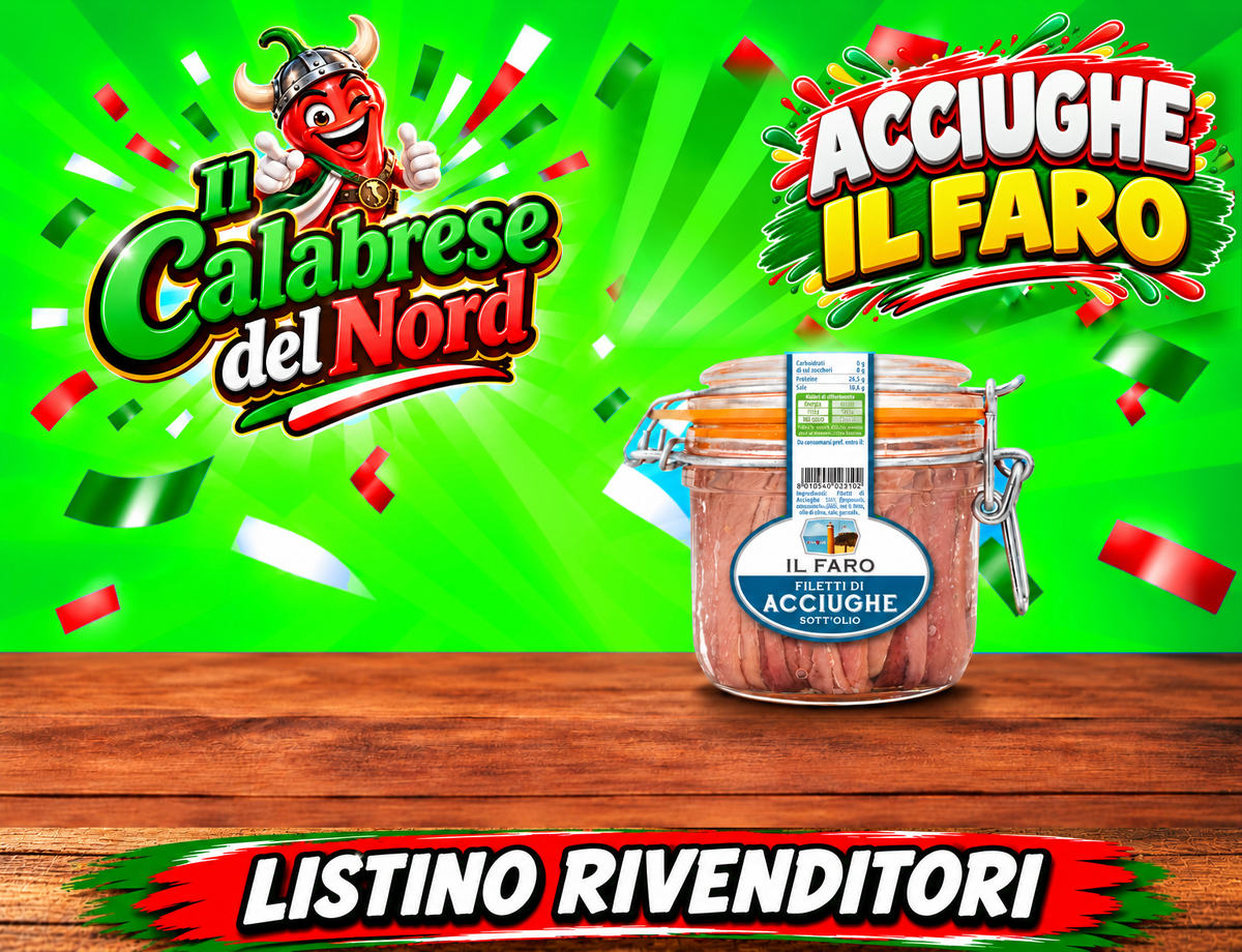Acciughe Il Faro — listino rivenditori