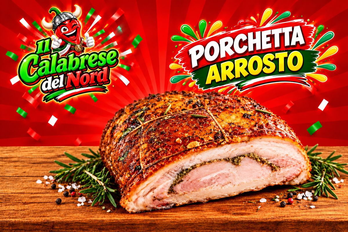 (GROSSISTI) Porchetta arrosto 22 € al kg.