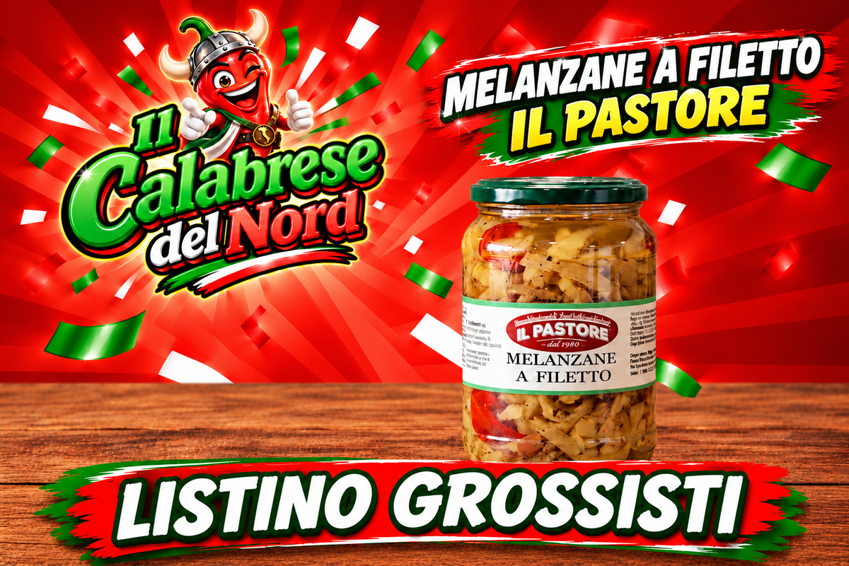 (GROSSISTI) Melanzane sottolio vasetto da 580 ML. "IL PASTORE"