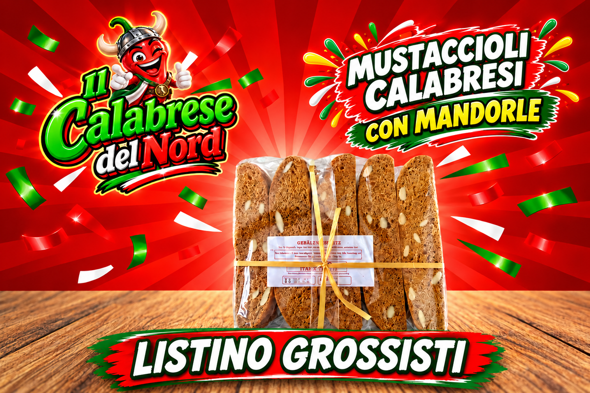 (GROSSISTI) Mustaccioli calabresi con mandorle morbidi