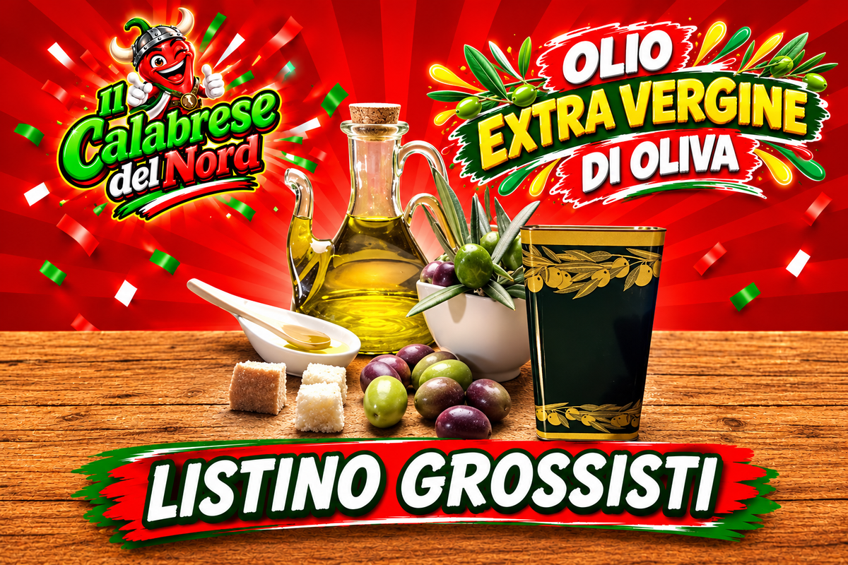 (GROSSISTI) Olio d'oliva extra vergine 5 LT. "CALABRESE"