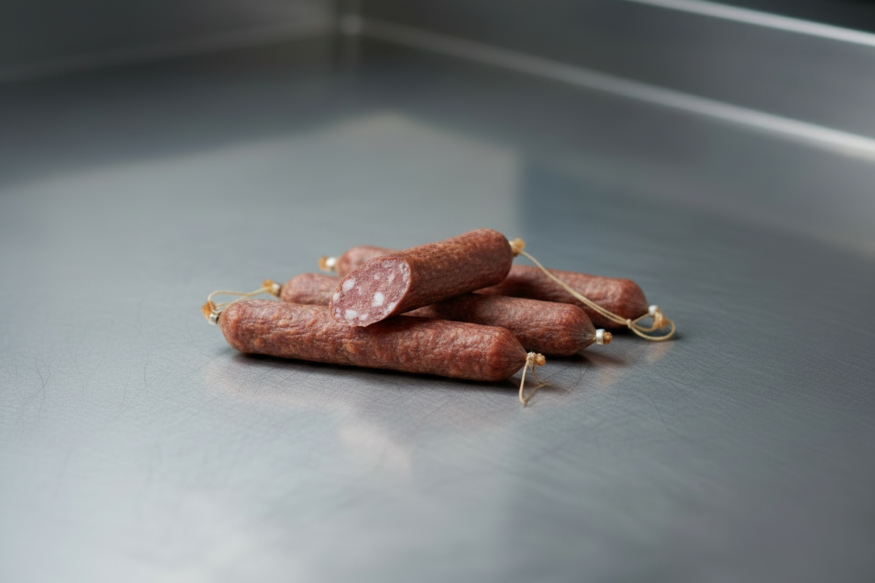 Salame contadino 16,5 € al Kg.