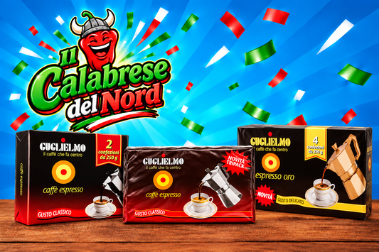 Caffe per moka "Guglielmo" gusto classico e oro