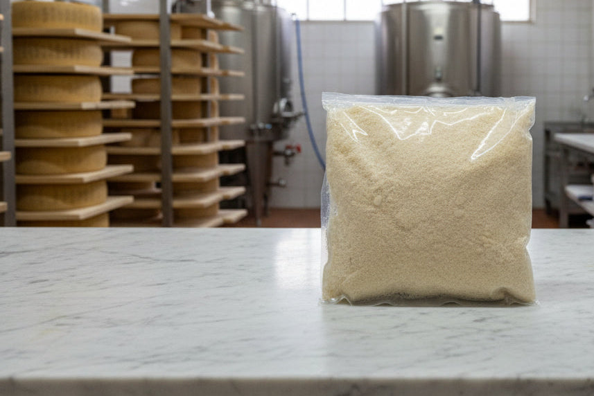 GRATTUGGIATO Formaggio da filiera del Parmigiano Reggiano stagionato 12 mesi a 14,2 euro al kg.