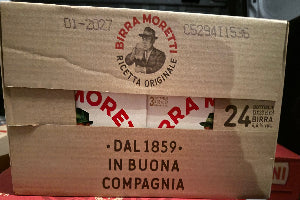 Birra Moretti 3 o 24 bottiglie da 33 cl.