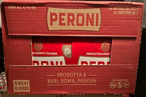 Birra Peroni 3 o 24 bottiglie da 33 cl.
