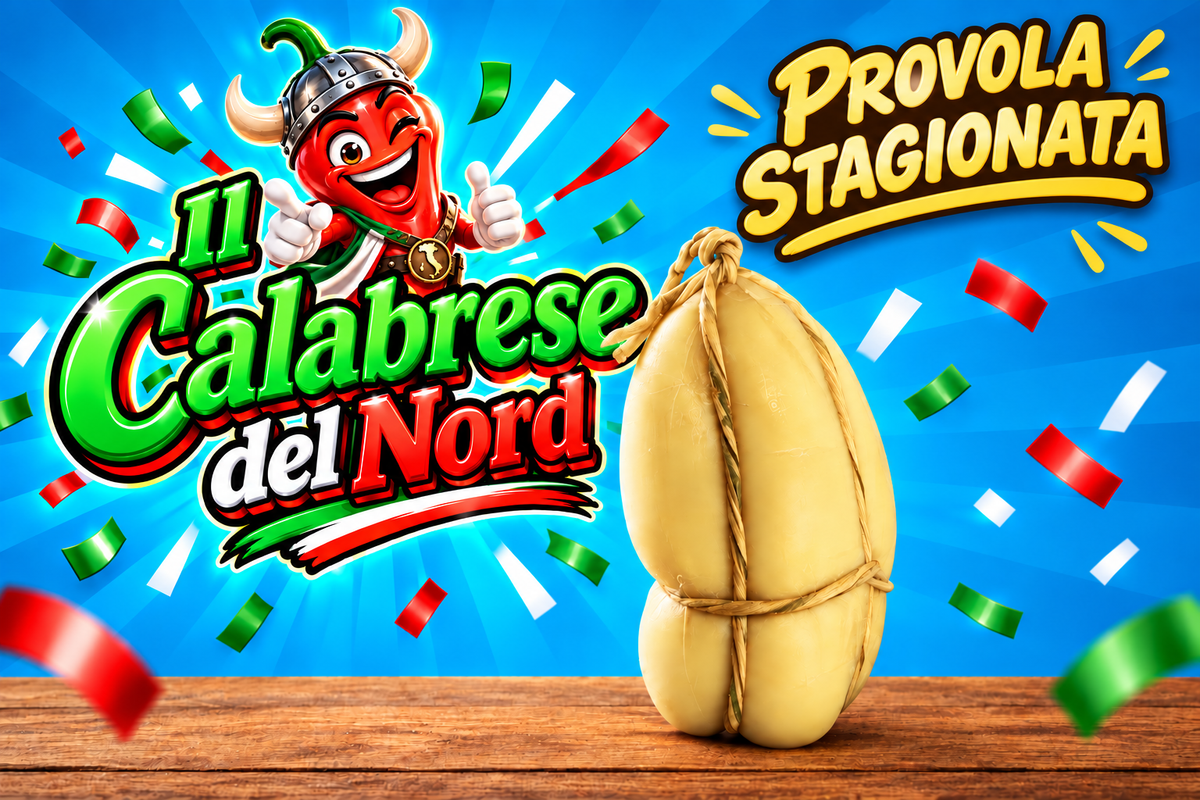 (RIVENDITORI) Provola Calabrese stagionata 9,8 € al kg. confezione da 1,2 kg. circa