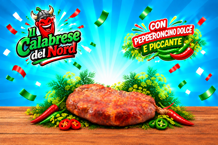 Soppressata calabrese 16,4 € al Kg.