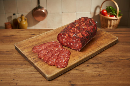 Soppressata calabrese 16,4 € al Kg.