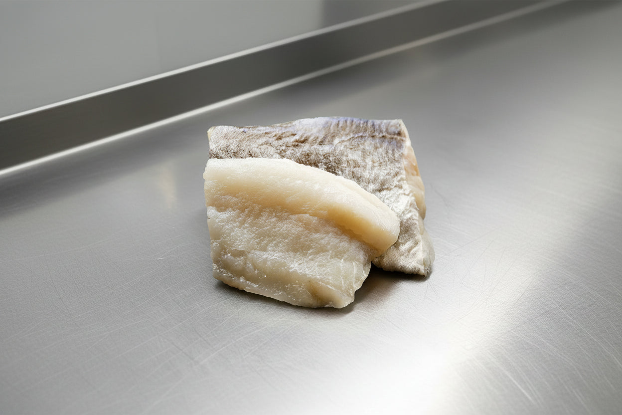 l baccalà è un prodotto gastronomico di altissima qualità che deriva da due specie distinte di merluzzo. Baccalà atlantico salato e senza lische.