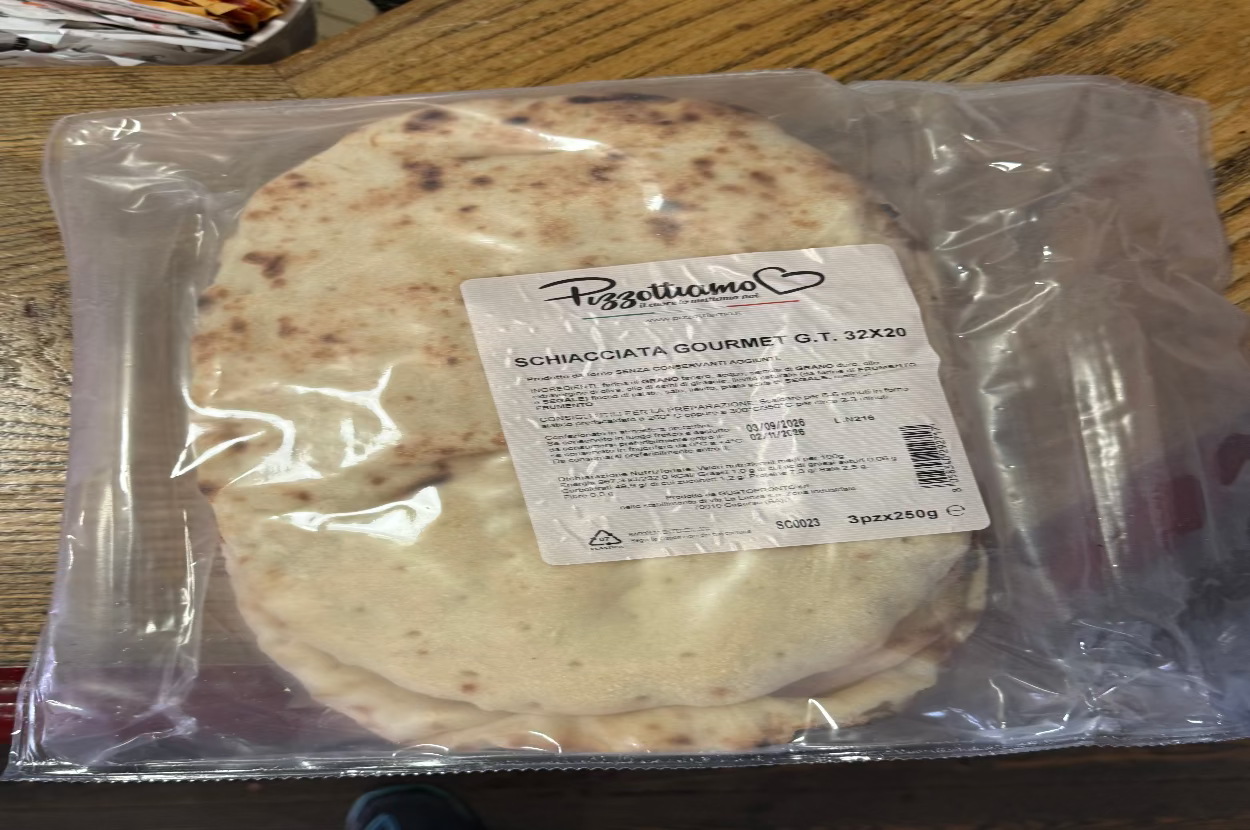 Base pizza a pala 250 GR X 3 PEZZI