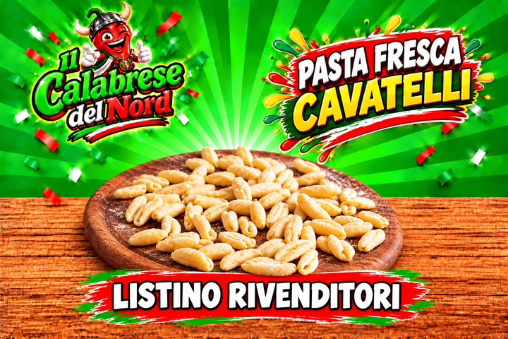 (RIVENDITORI) Pasta fresca CAVATELLI confezione da 500 Gr.