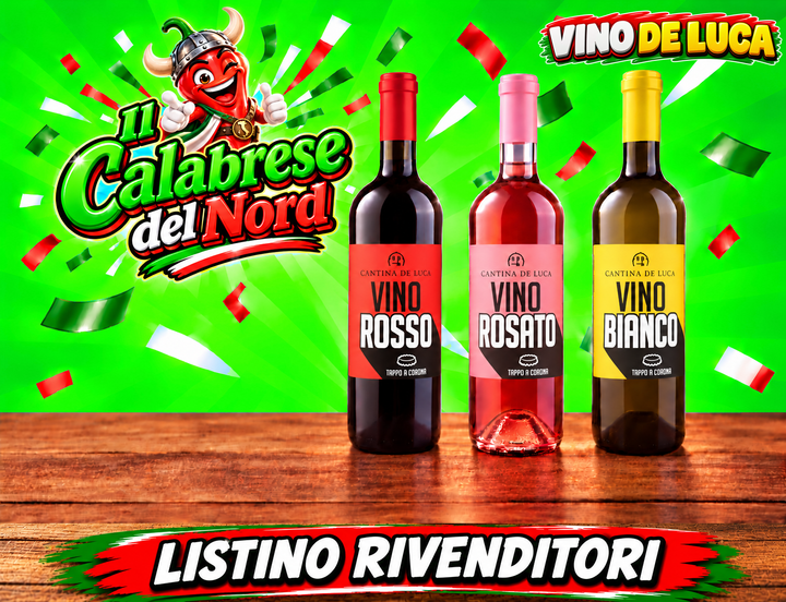 Vino De Luca rosso, rosato e bianco – Listino rivenditori