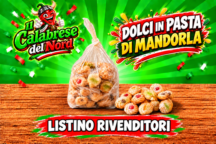 (RIVENDITORI) Dolci con pasta di mandorla monoporzionati 18,2 euro al kg.