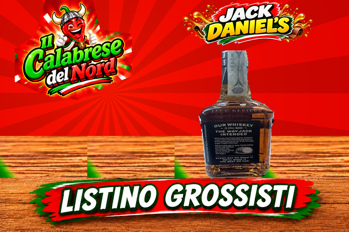 Listino grossisti — scritta illustrata dedicata al prodotto
