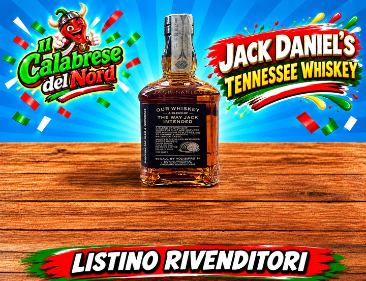 Jack Daniel’s Tennessee Whiskey – Listino rivenditori