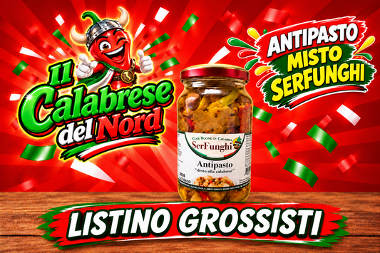 (GROSSISTI) Antipasto misto vasetto 580 ml "SERFUNGHI"