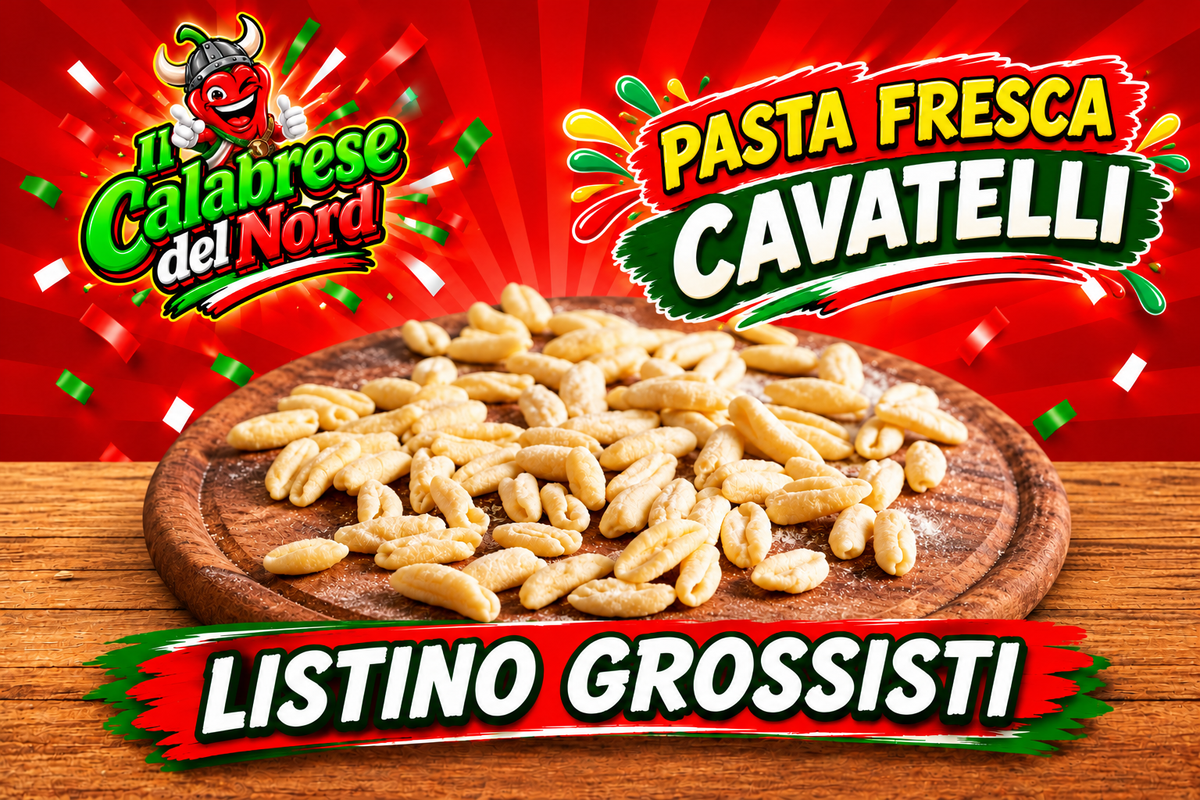 (GROSSISTI) Pasta fresca CAVATELLI confezione da 500 Gr.