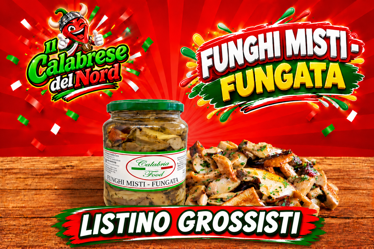 (GROSSISTI) Funghi misti - Fungata vasetto da 580 "IL PASTORE"
