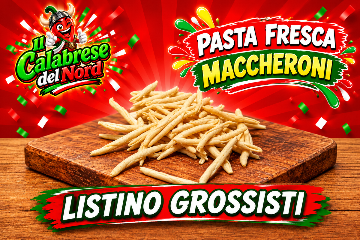 (GROSSISTI) Pasta fresca MACCHERONI confezione da 500 gr.