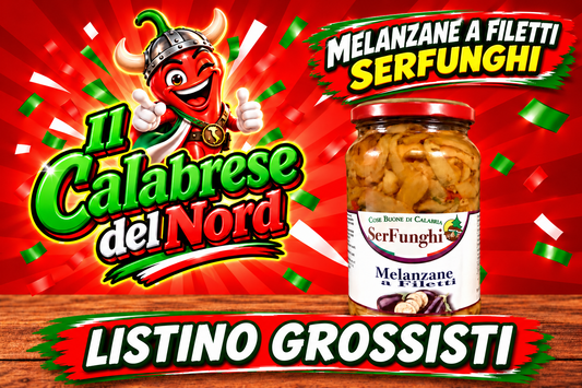 (GROSSISTI) Melanzane sottolio vasetto da 580 ML. "SERFUNGHI"