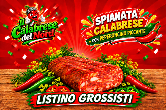 (GROSSISTI) Spianata calabrese 16,4 € al kg.