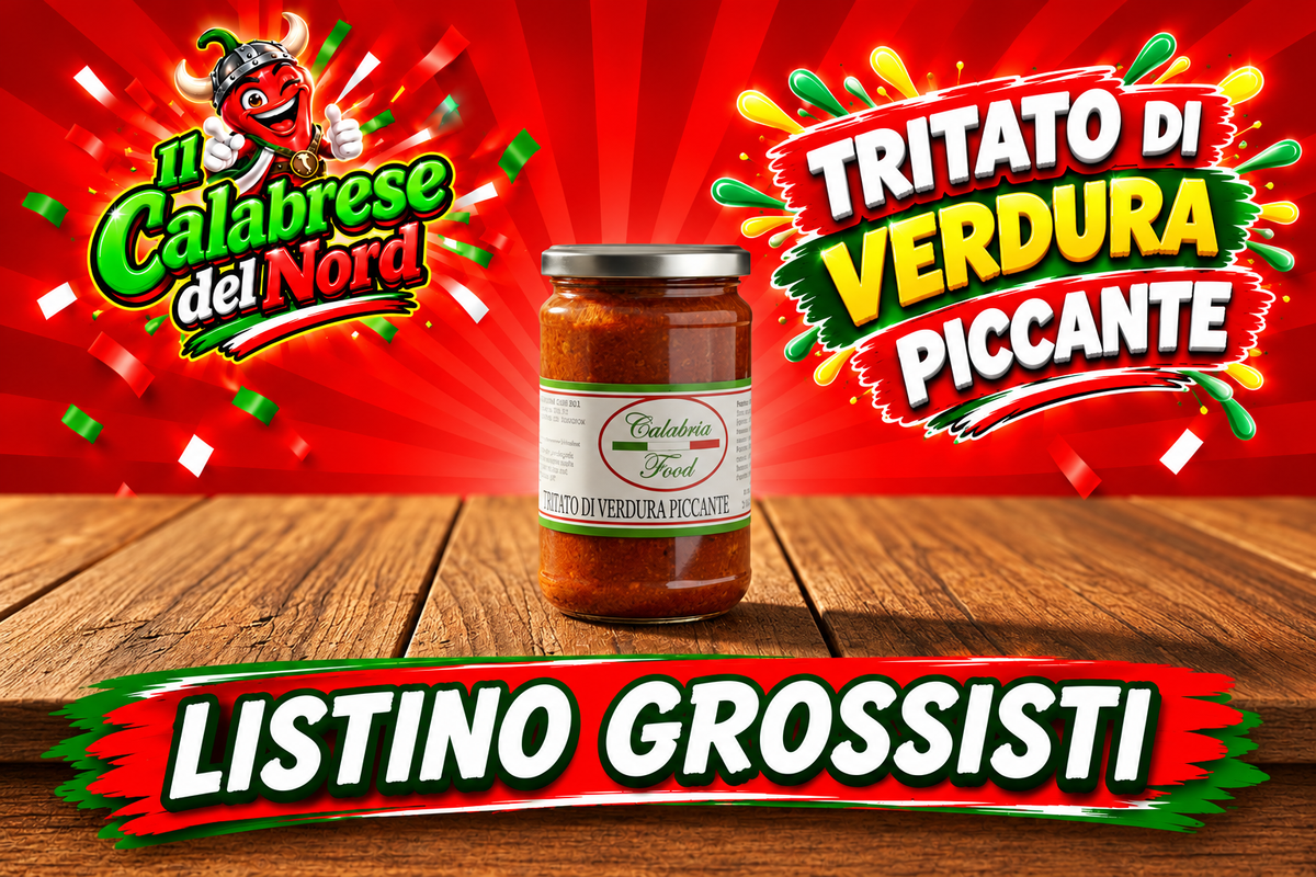 (MAYOREO) Verdura picante triturada, frasco de 314 ml. "IL PASTORE"