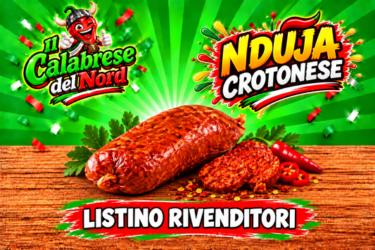 (RIVENDITORI) Nduja Calabrese 13,8 € al Kg.
