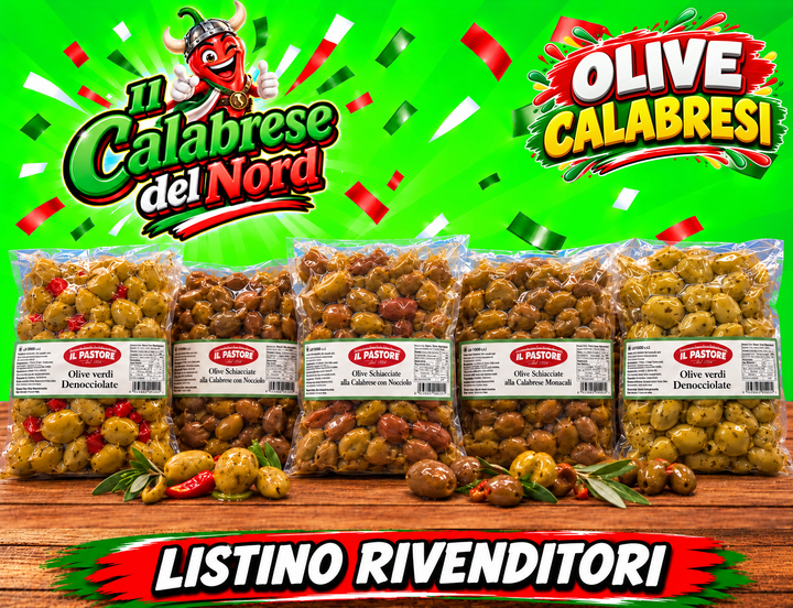 Olive calabresi — listino rivenditori
