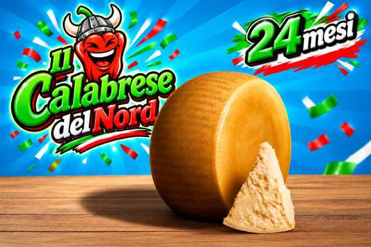 Parmigiano Reggiano stagionato 24 mesi prima scelta 19,6 € al kg.,  36 mesi prima scelta a 22 € al kg.