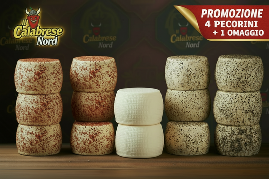 PROMOZIONE 4 PECORINI FRESCHI  + 1 OMAGGIO da 1 kg. cadauna