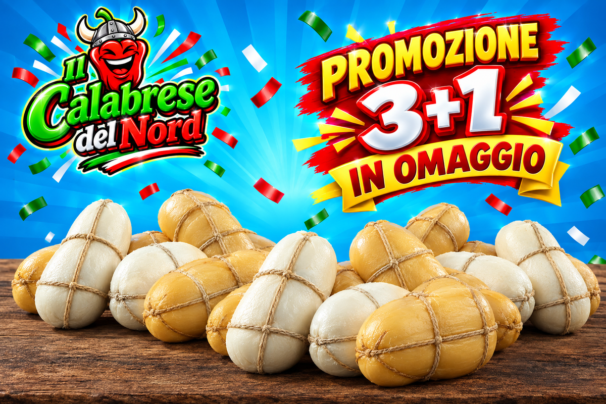 PROMOZIONE 3 PROVOLE  + 1 OMAGGIO da 800 gr. cadauna