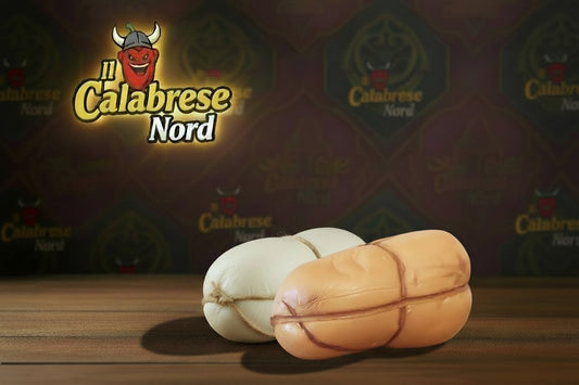 Provola Calabrese fresca bianca o affumicata 8,6 € al kg. Confezione da 800 gr. circa