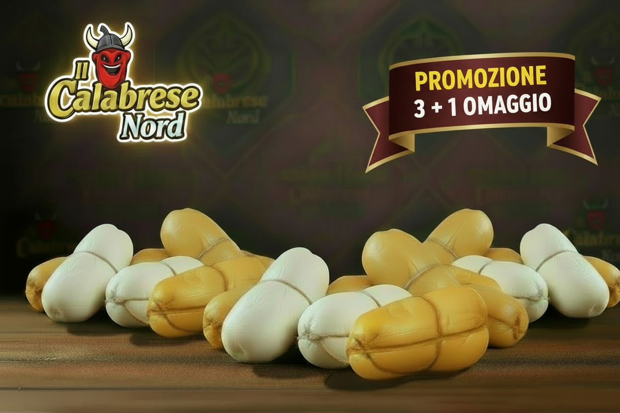 PROMOZIONE 3 PROVOLE  + 1 OMAGGIO da 800 gr. cadauna