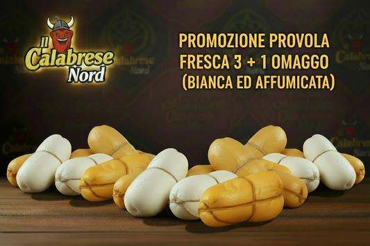 PROMOZIONE 3 PROVOLE  + 1 OMAGGIO da 800 gr. cadauna