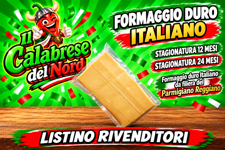 Listino Rivenditori — FORMAGGIO DURO ITALIANO
