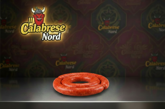 Salsiccia Calabrese fresca 11,8 € al kg.