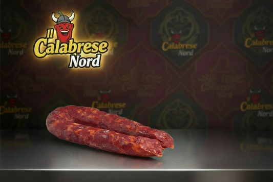 Salsiccia stagionata calabrese 16,8 € al Kg.