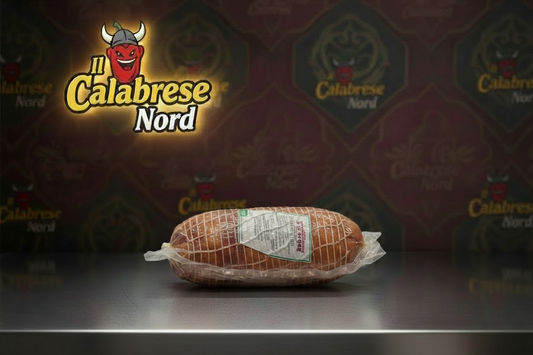 Pancetta arrotolata 19 € al kg.