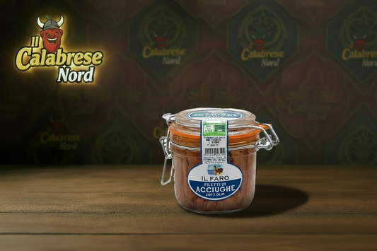 Acciughe sott'olio "IL FARO" vasetto da 580 gr.
