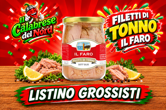 Filetti di tonno Il Faro 540 g, listino grossisti